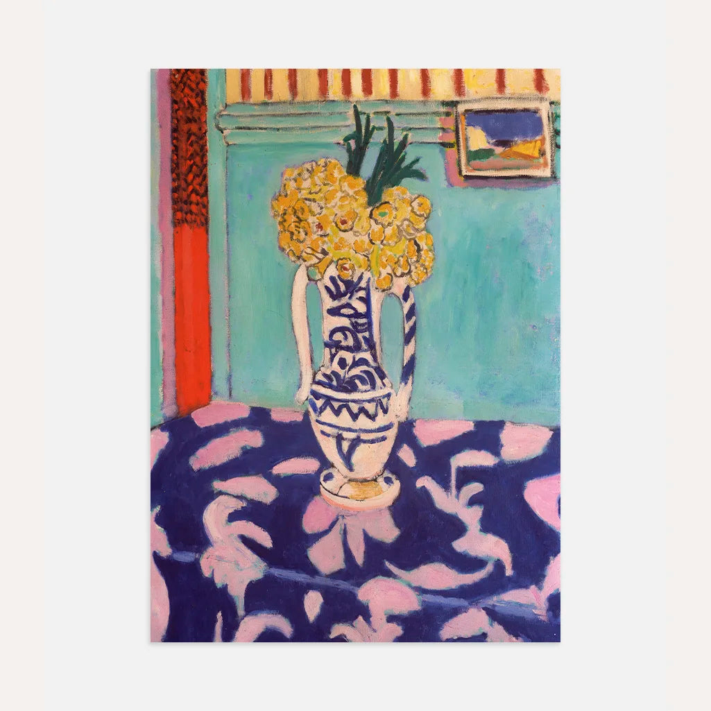 Henri Matisse Poster – Natura morta con tovaglia blu