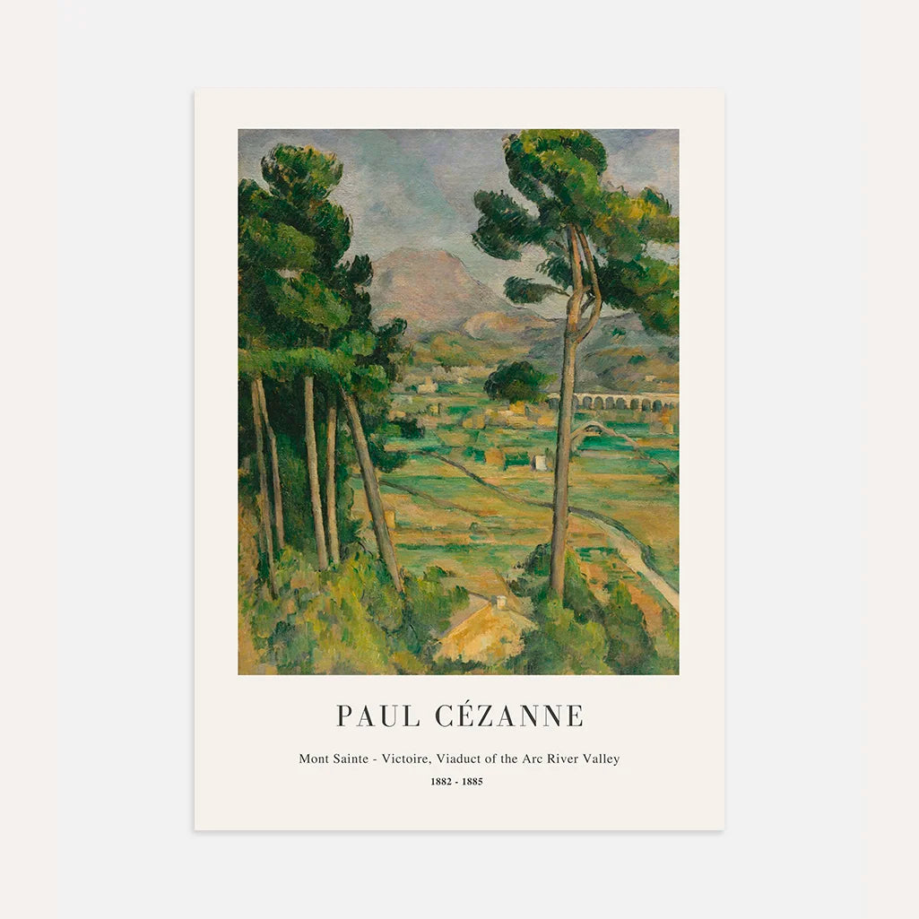 Paul Cézanne – viadotto nella valle dell’Arc Poster
