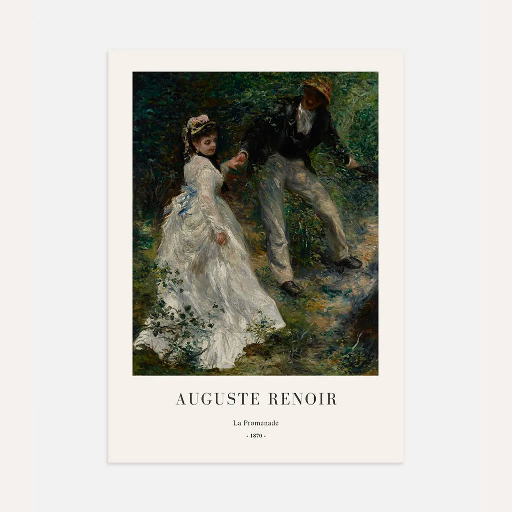 Auguste Renoir La Promenade Poster