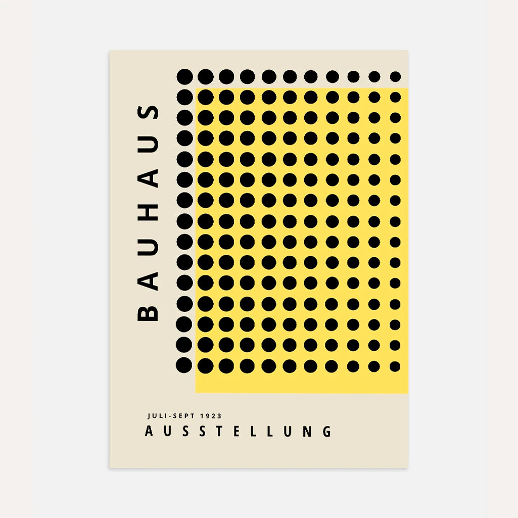 Bauhaus Giallo Deciso Poster