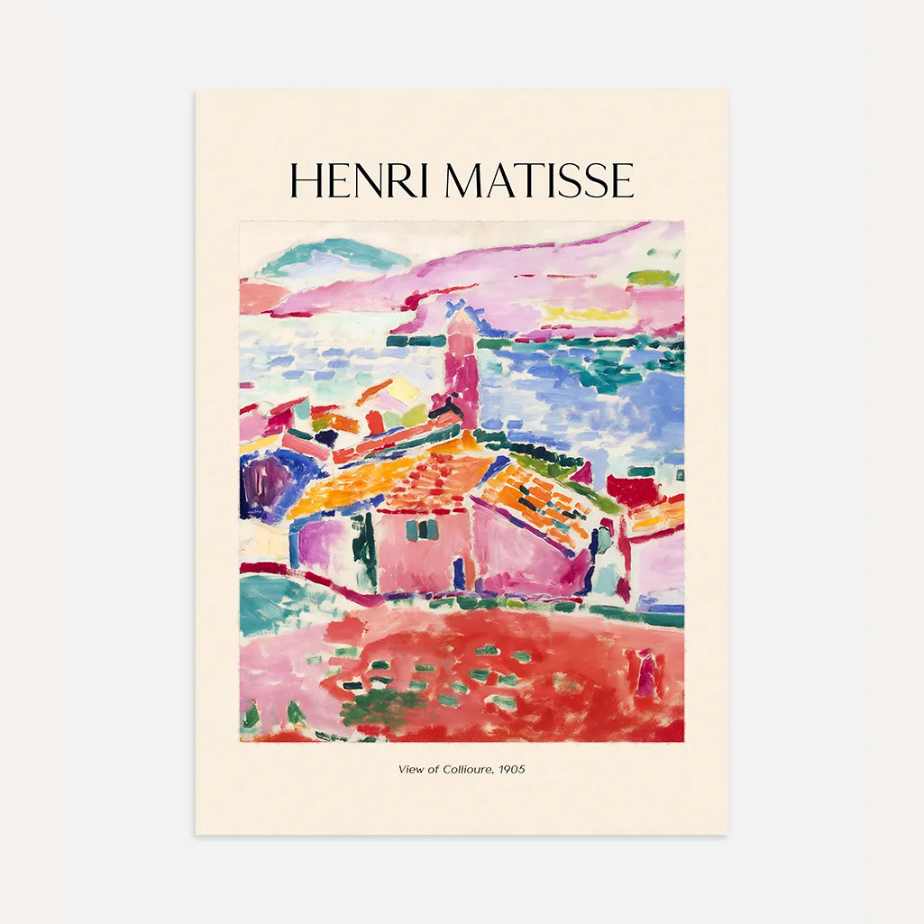 Henri Matisse Poster – Vista di Collioure