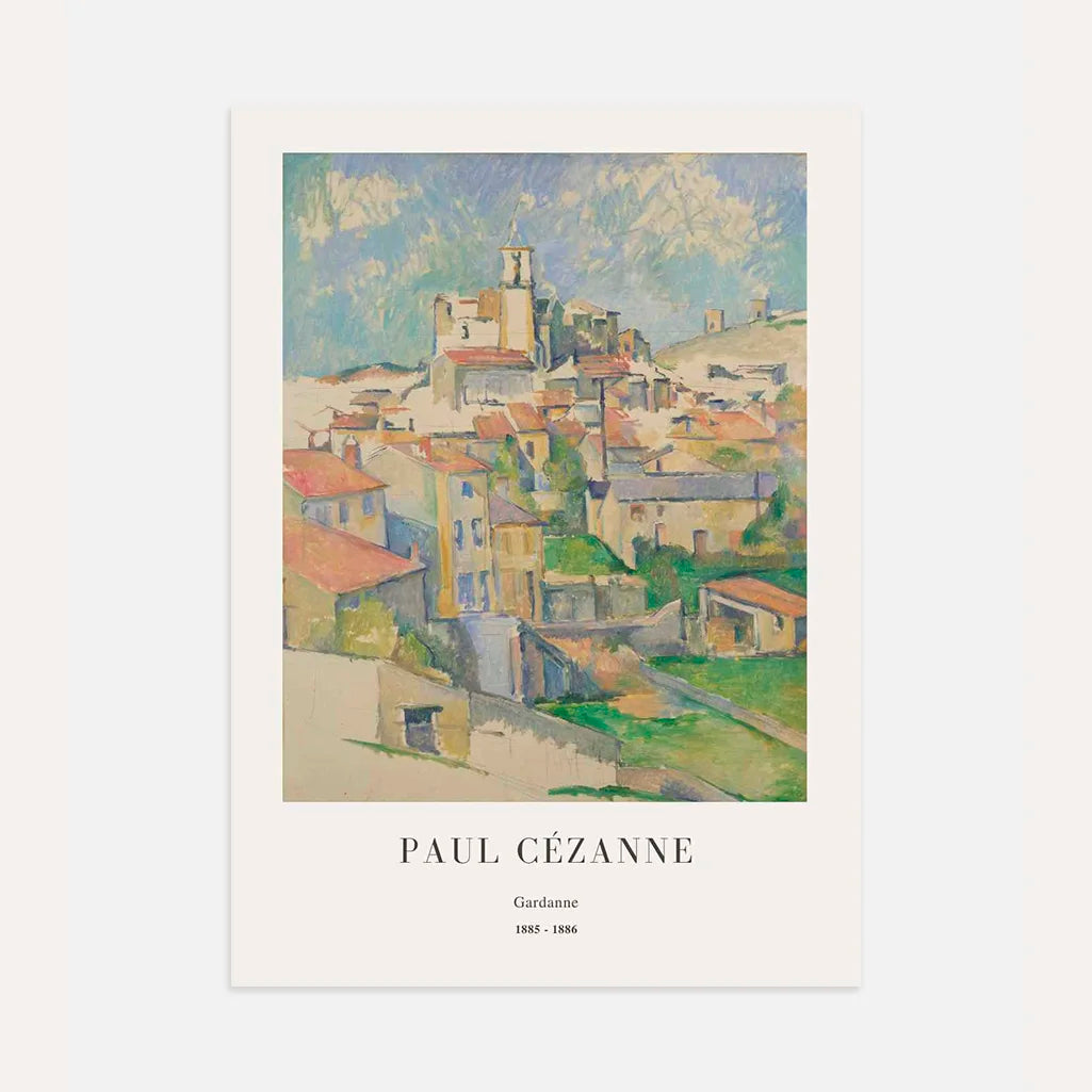 Paul Cézanne – Gardanne, Provenza Poster