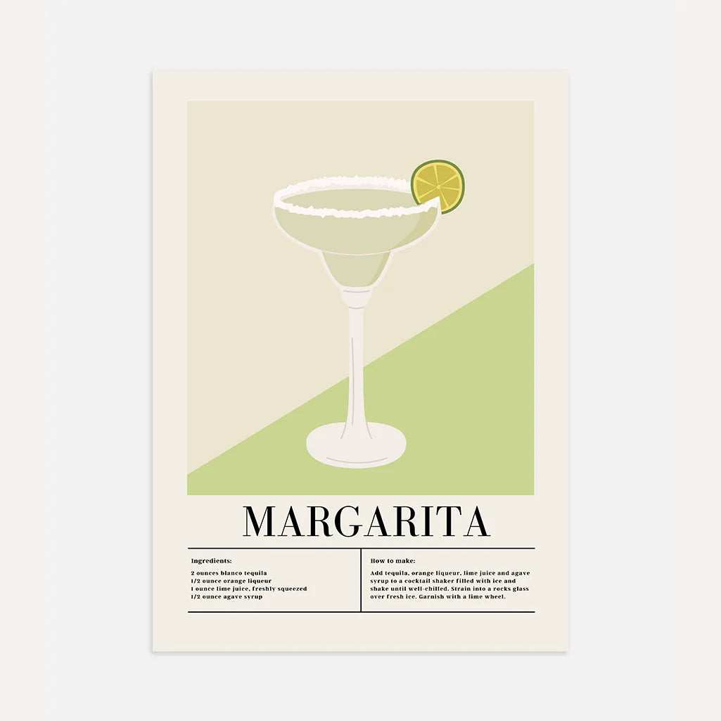 Poster Cocktail Classico Margarita