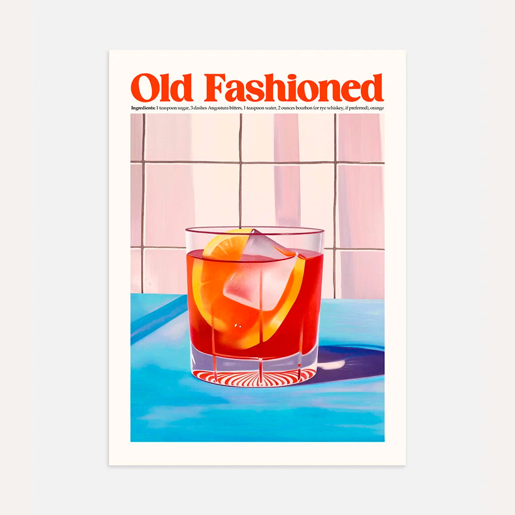 Poster Old Fashioned Sunset