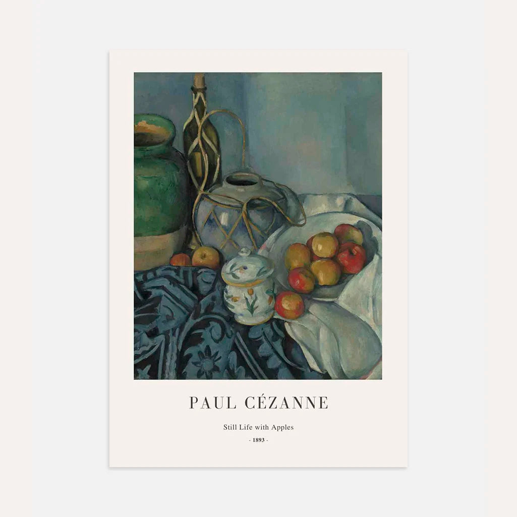 Paul Cézanne – Natura morta con mele Poster