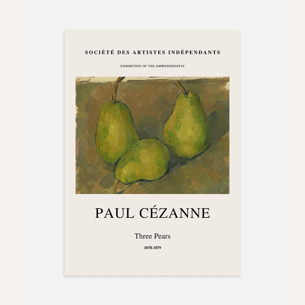 Paul Cézanne – Tre pere Poster