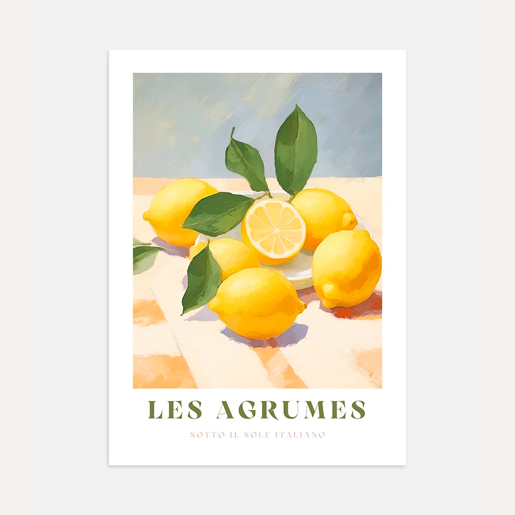Poster Limoni Verde Les Agrumes