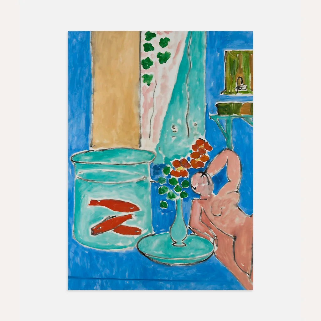 Henri Matisse Poster – Pesci rossi e scultura