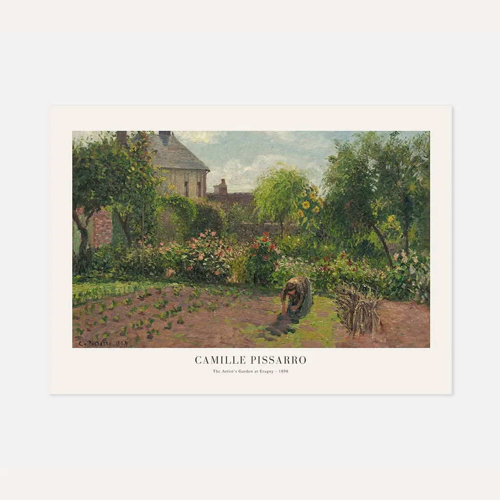 Camille Pissarro – Il giardino dell’artista a Éragny Poster