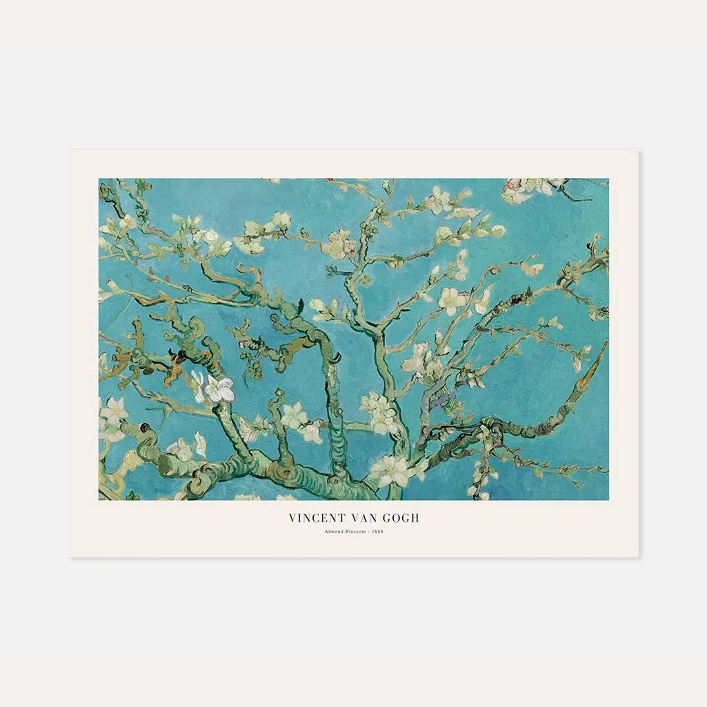 Vincent van Gogh – Mandorlo in fiore formato orizzontale Poster