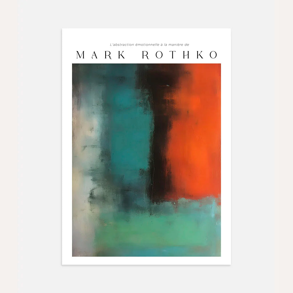 Rothko Green Depth Poster