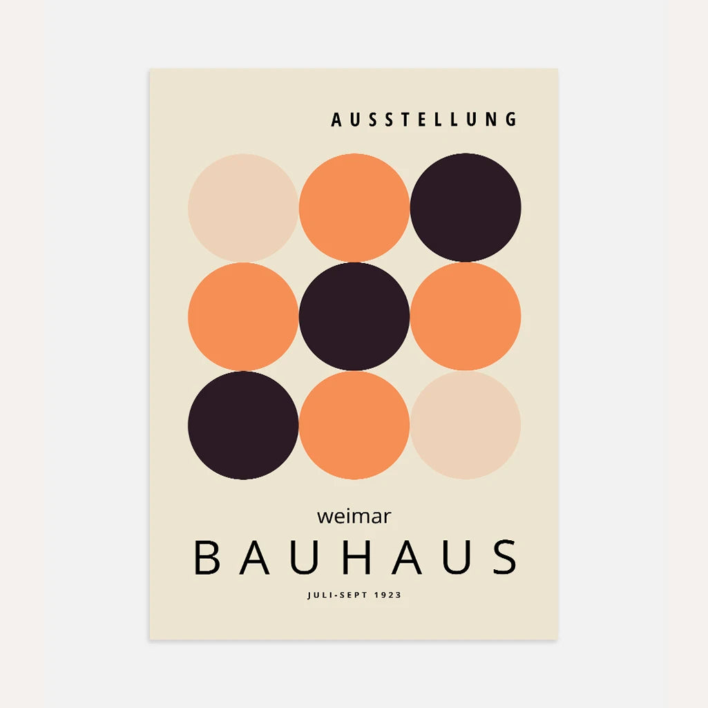 Bauhaus Cerchi Equilibrio Poster