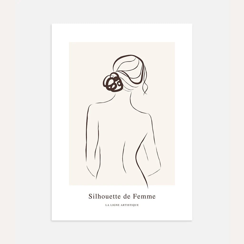 Poster – Donna di spalle