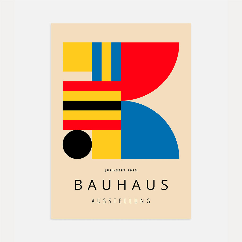 Bauhaus Rosso Audace Poster