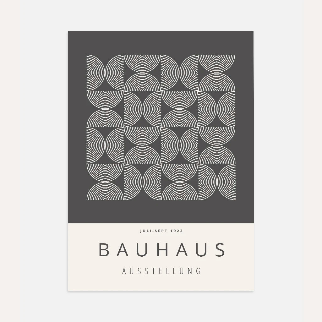 Bauhaus Bianco Poster