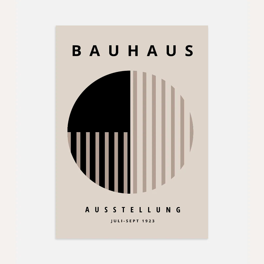 Bauhaus Cerchio Poster