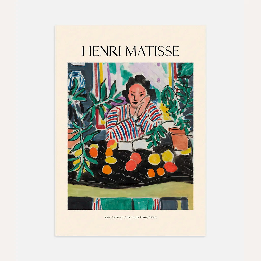 Henri Matisse Poster – Interno con vaso etrusco