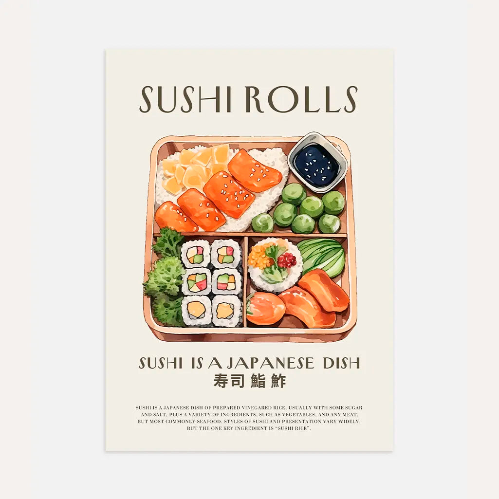 Bento Sushi Poster