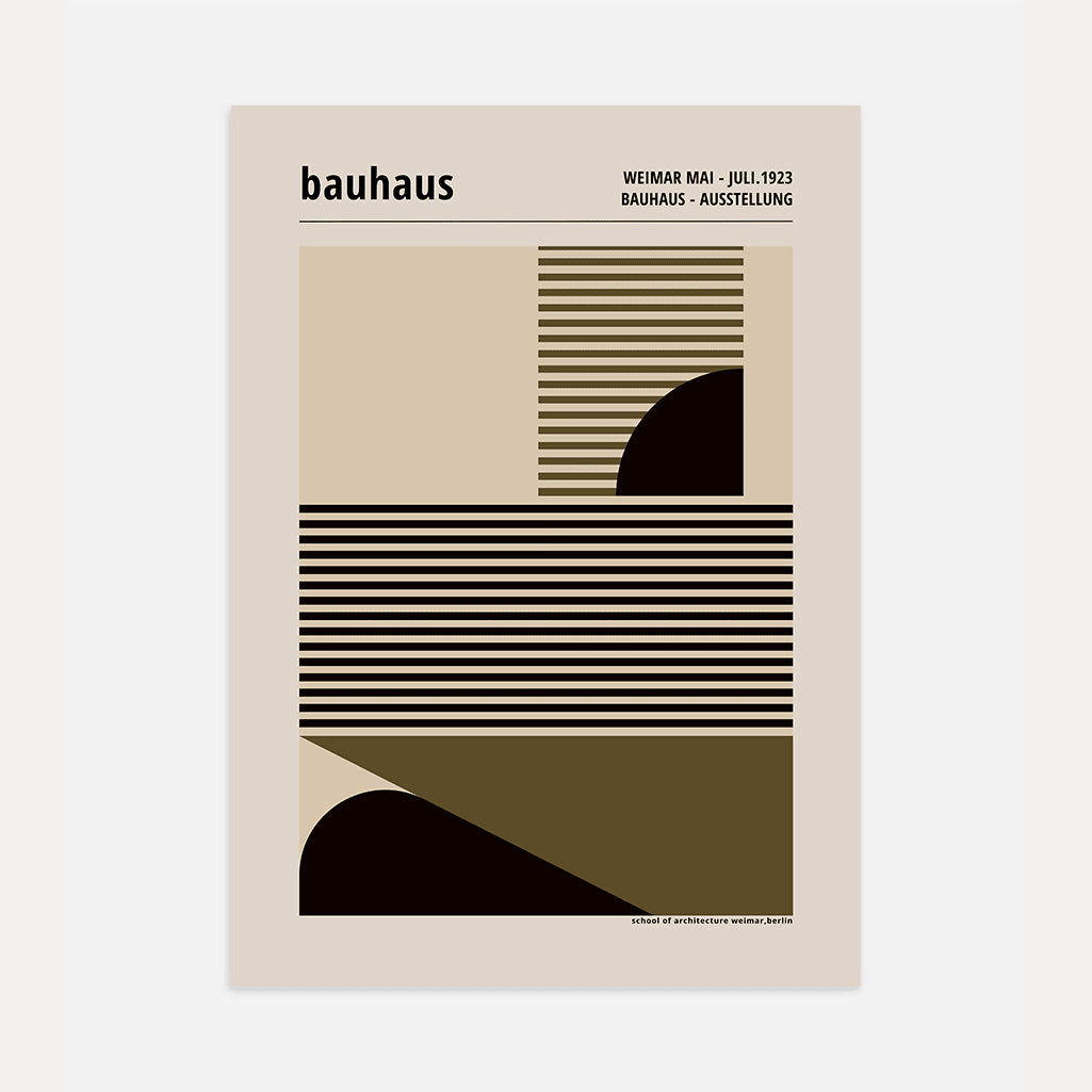 Bauhaus Linee E Forme Poster