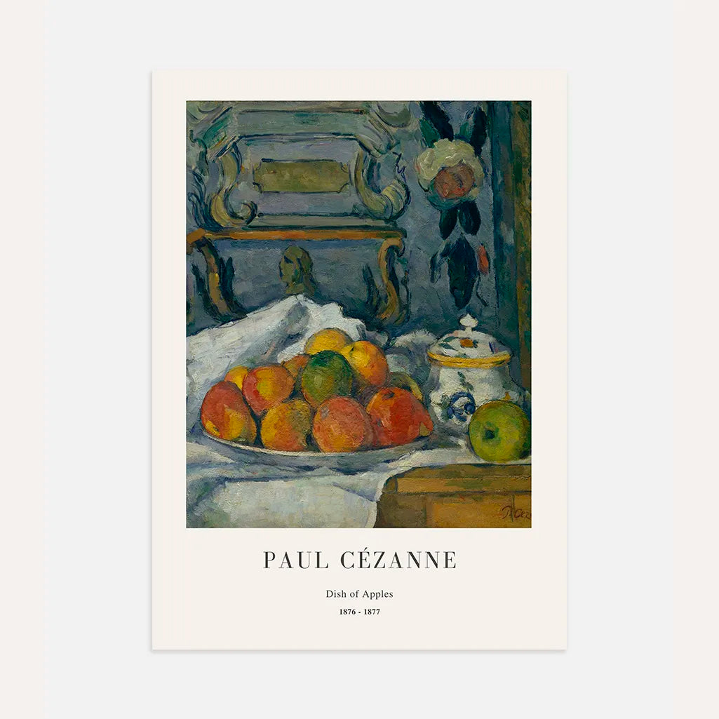 Paul Cézanne – Piatto di mele Poster