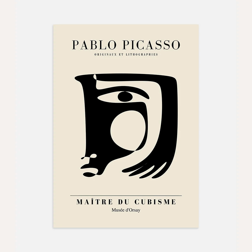 Poster ispirato a Pablo Picasso – Occhio dell’astrazione