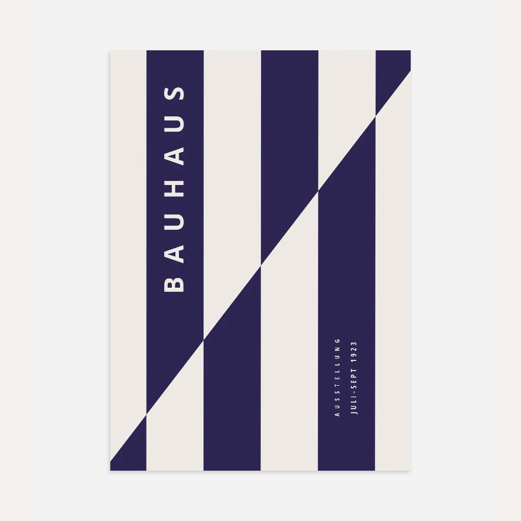 Bauhaus Taglio Netto Poster