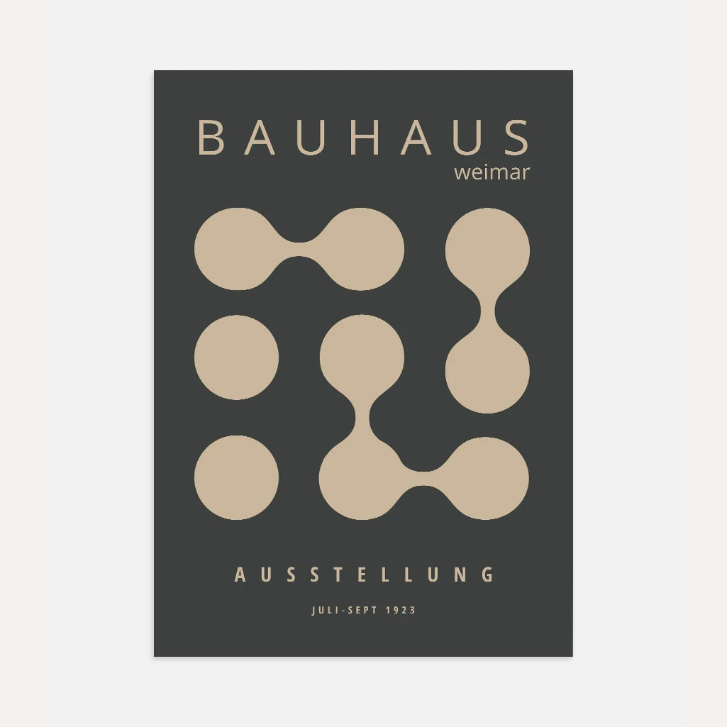 Bauhaus Forme Molecolari Poster