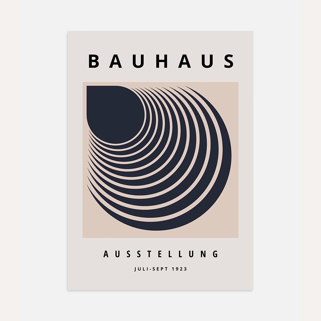 Bauhaus Illusione Poster