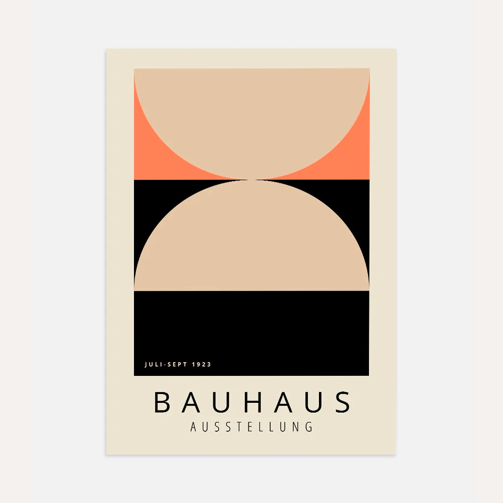 Bauhaus Beige Accento Poster