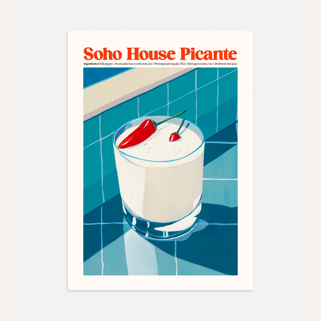 Poster Cocktail Picante Chili