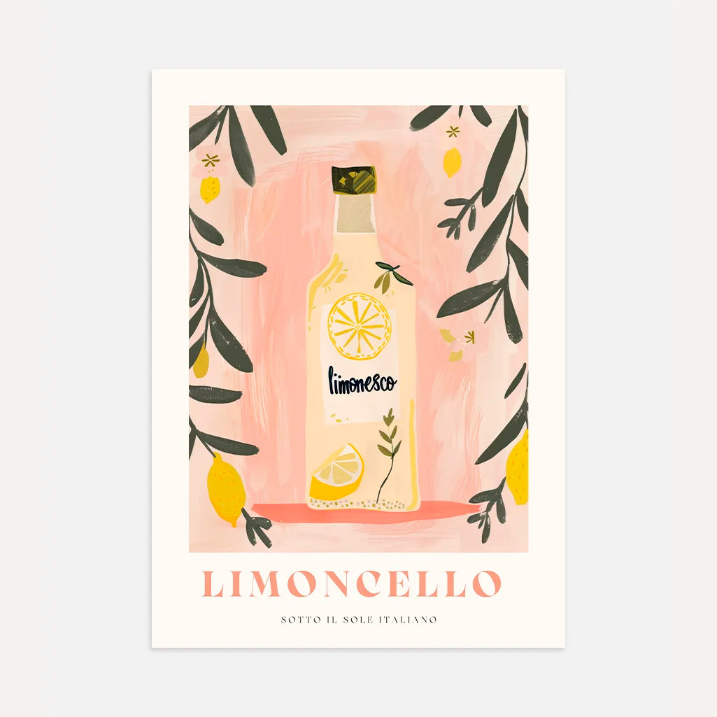 Poster Limoncello Mediterraneo