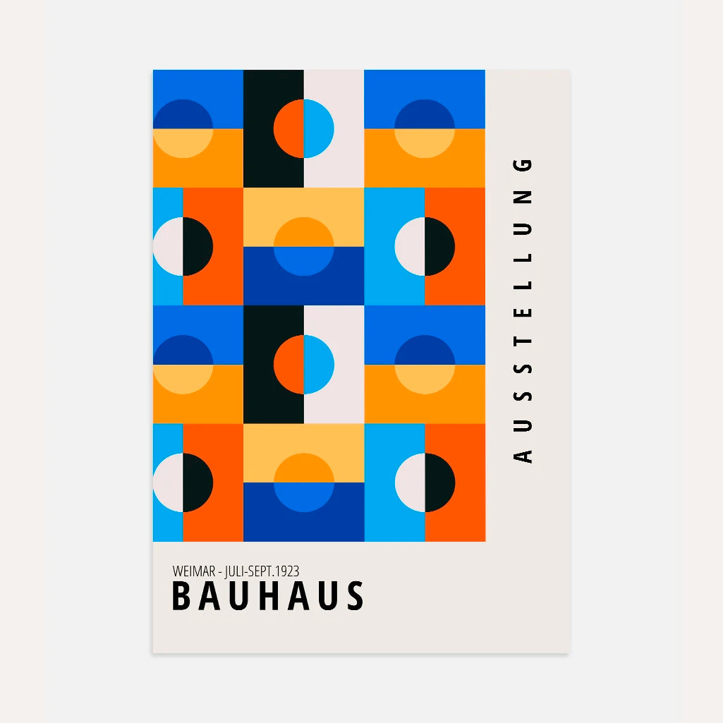 Bauhaus Armonia Colori Poster