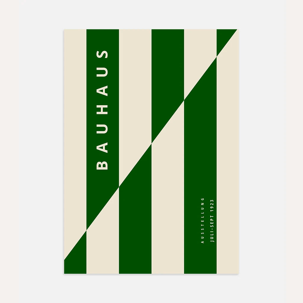 Bauhaus Verde Struttura Poster