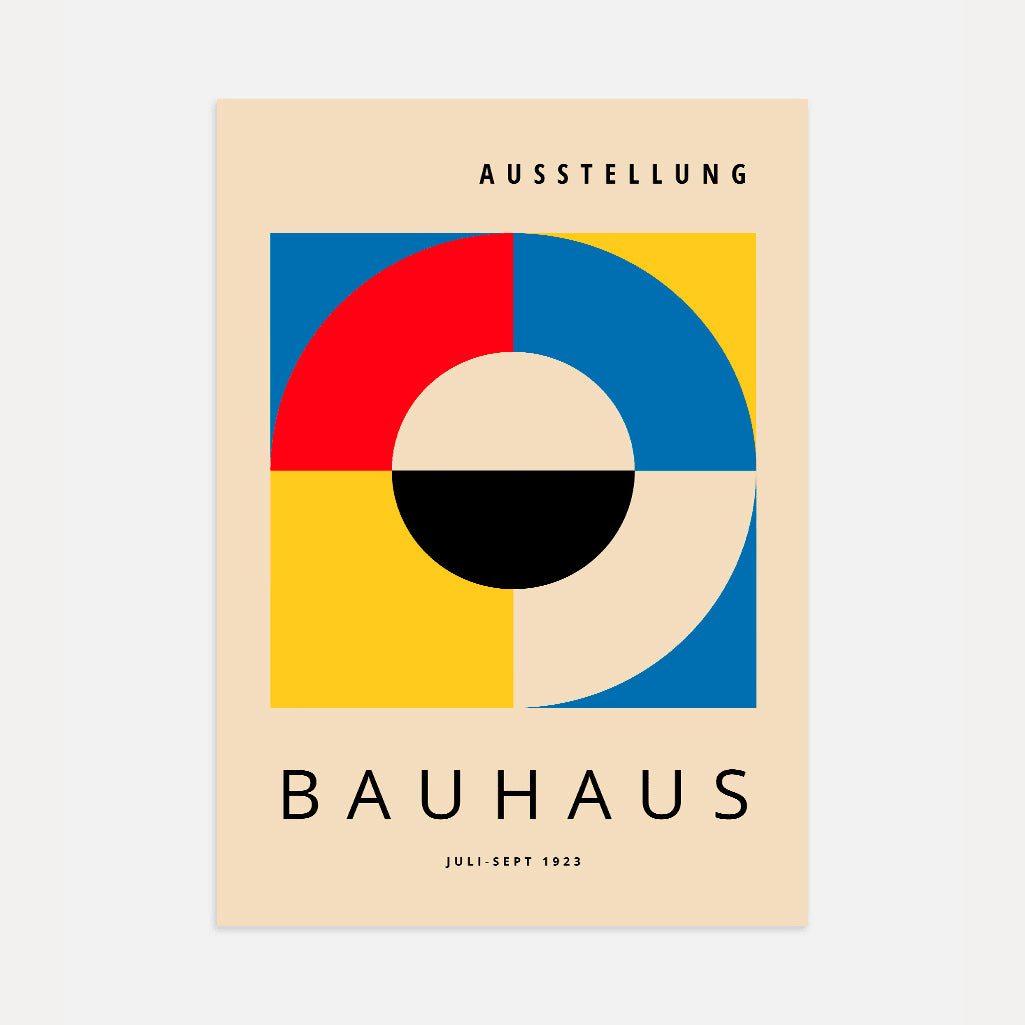 Poster Bauhaus Cerchio Centrale