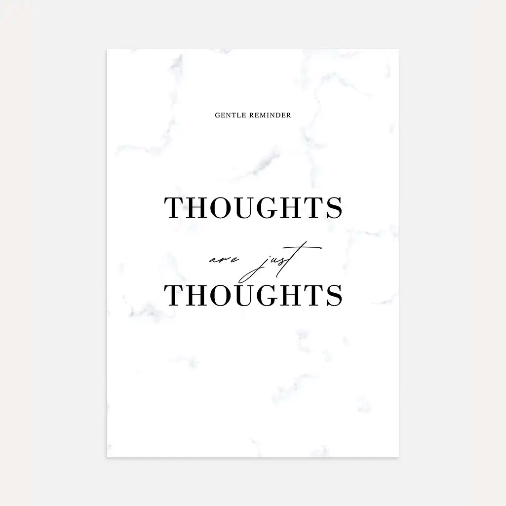Thoughts Are Just Thoughts Poster