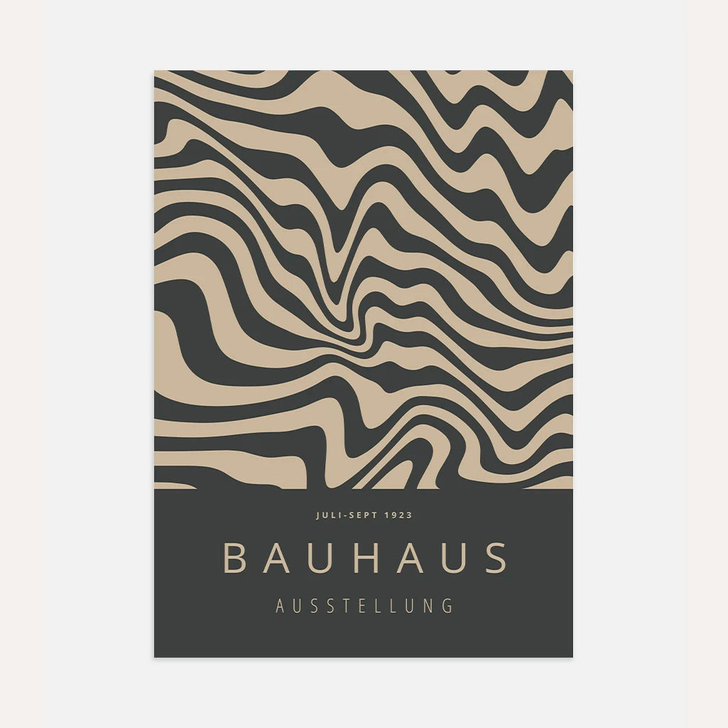 Bauhaus Onde Poster