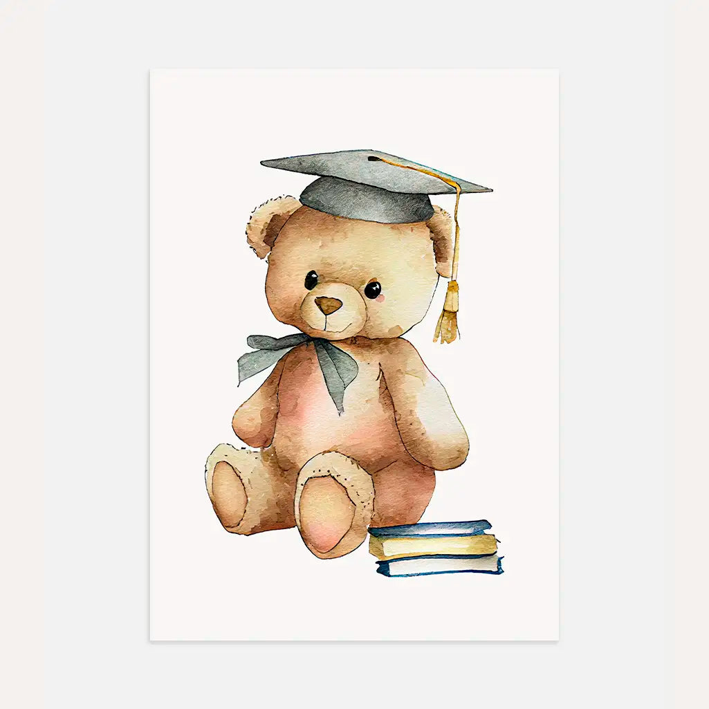Bear With Books Poster