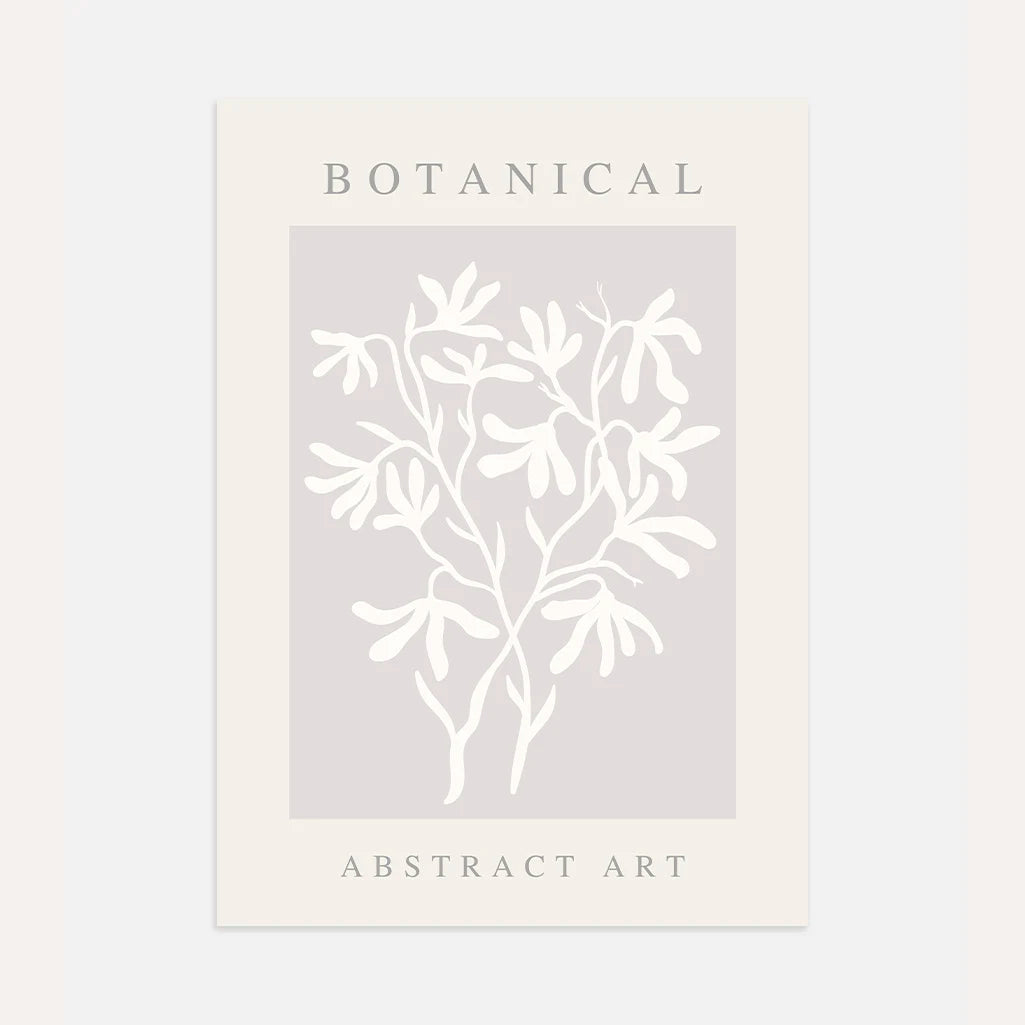 Botanical Abstract Poster