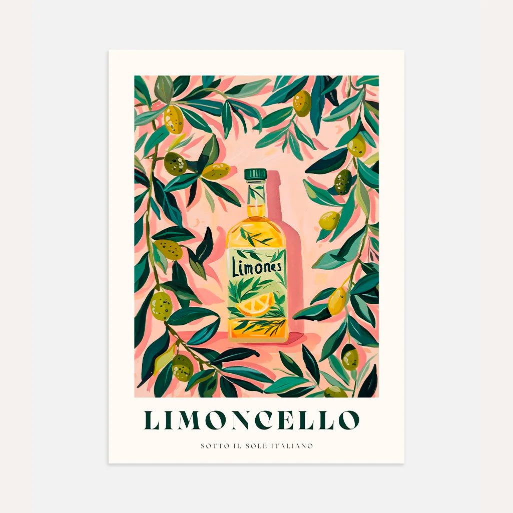 Poster Illustrazione Limoncello