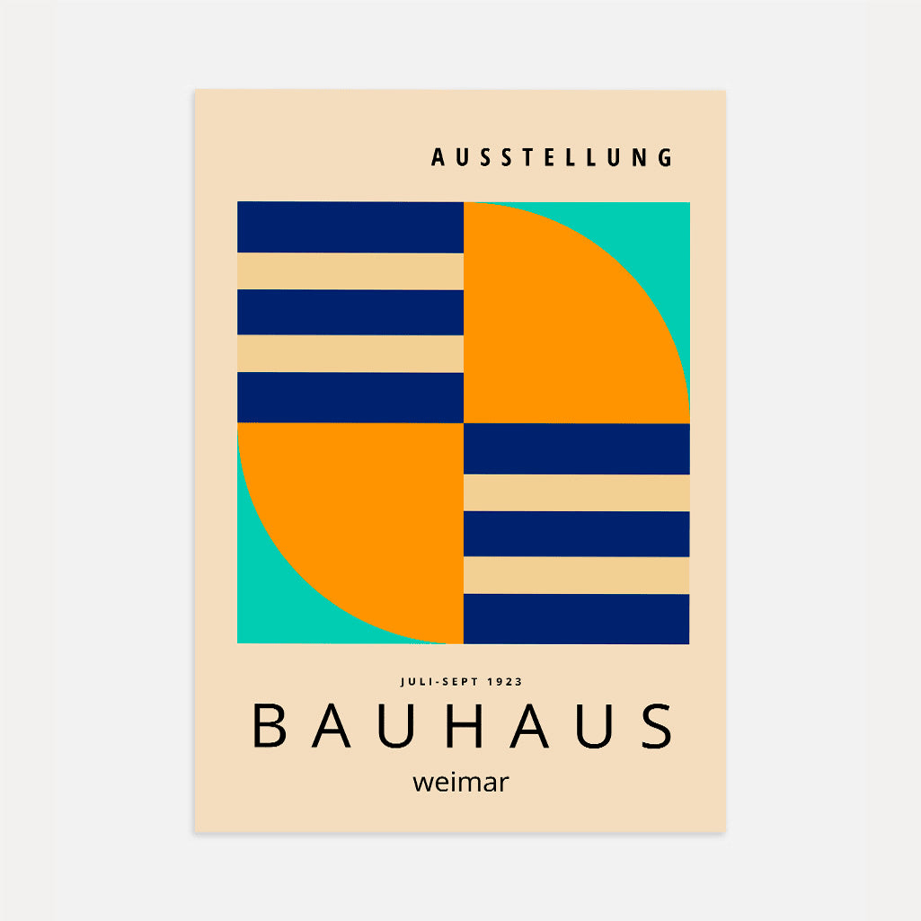 Poster Bauhaus Turbina Geometrica