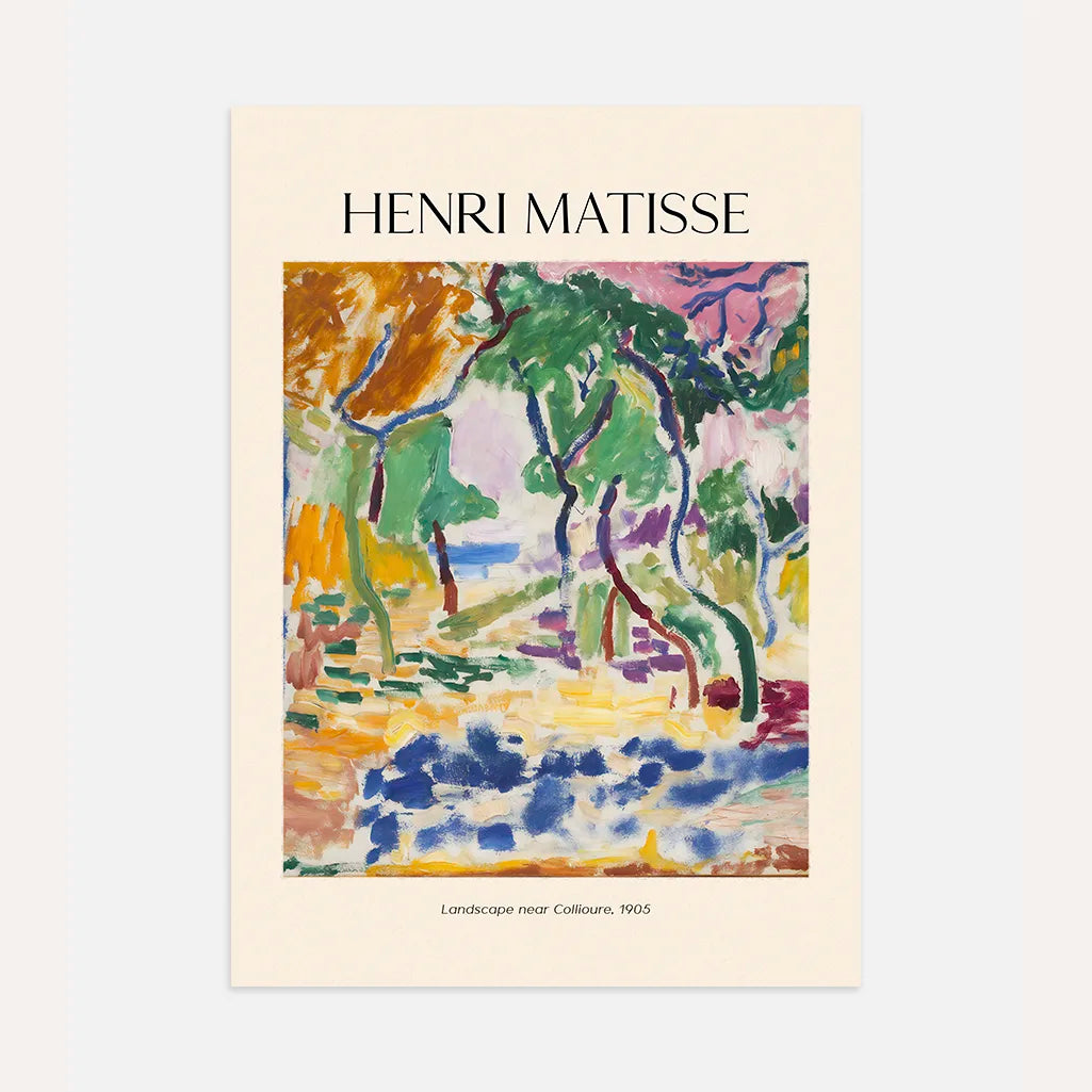 Henri Matisse Poster – Paesaggio vicino a Collioure