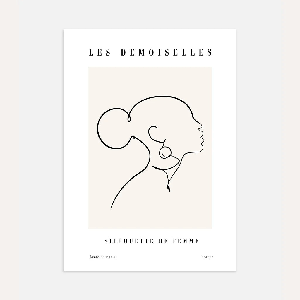 Poster – Profilo femminile