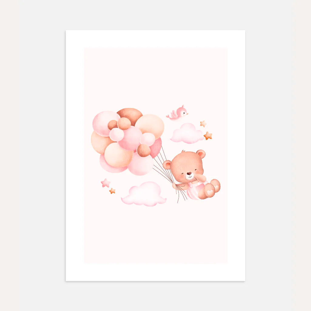 Bear In The Clouds Poster