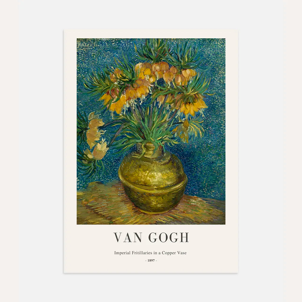 Poster Vincent van Gogh – Fritillarie imperiali in vaso di rame