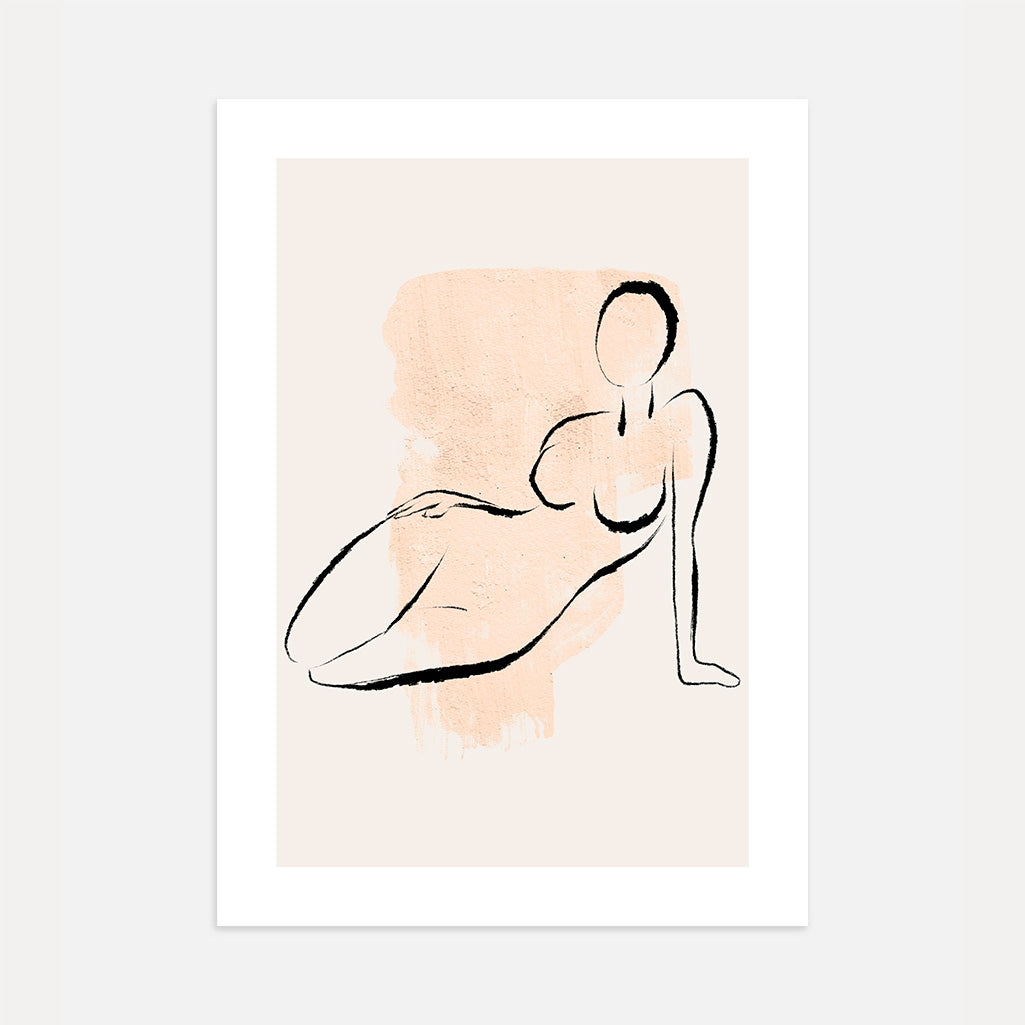 Poster – Forma femminile lineare
