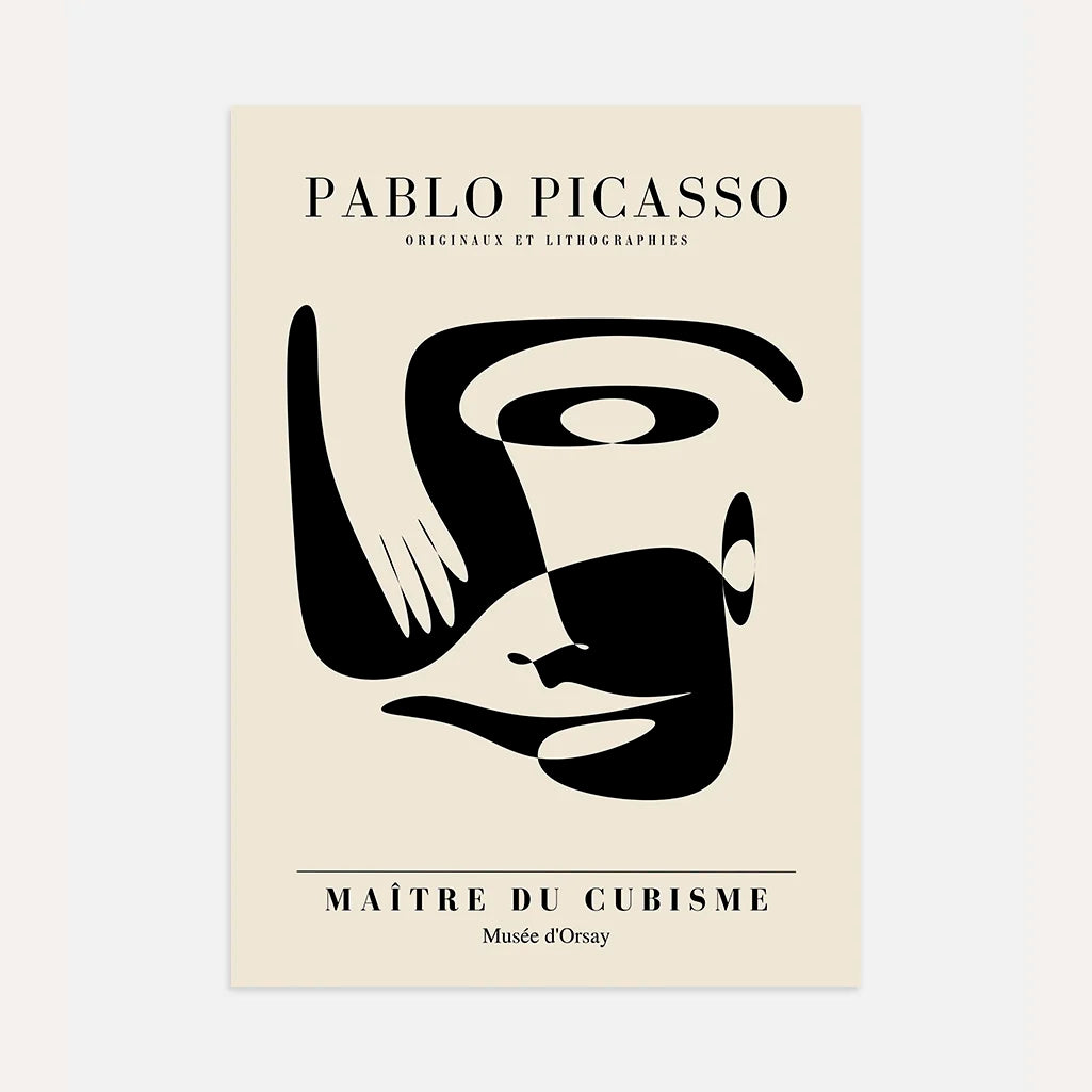Poster ispirato a Pablo Picasso – Volto astratto
