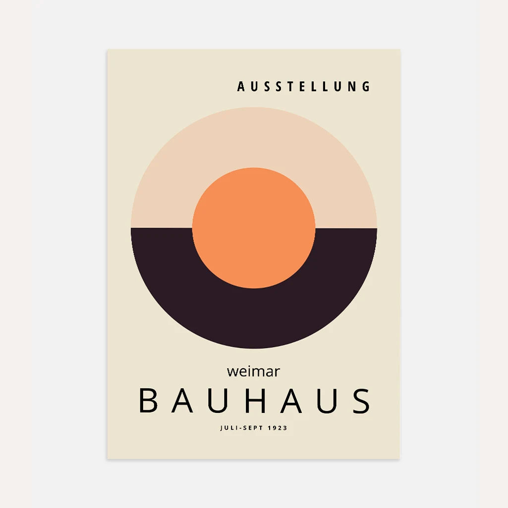 Bauhaus Armonia Circolare Poster