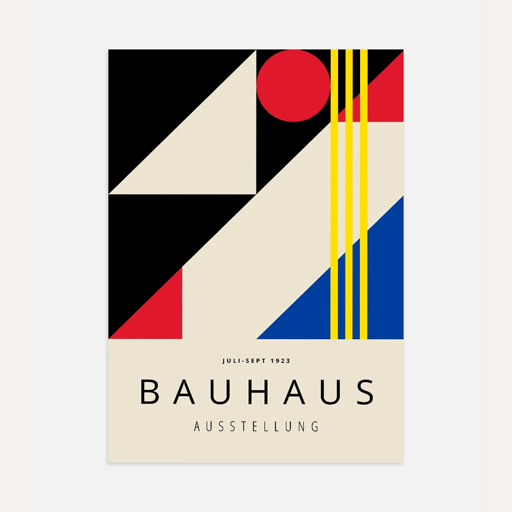 Bauhaus Colori Primari Poster
