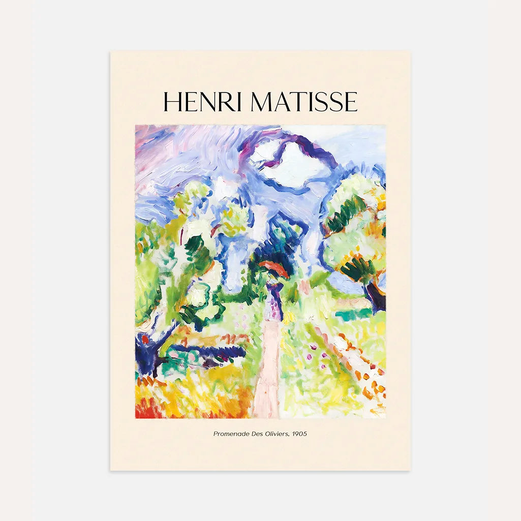 Henri Matisse Poster – Passeggiata tra gli ulivi