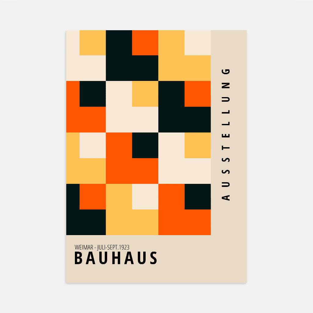 Bauhaus Mosaico Colori Poster